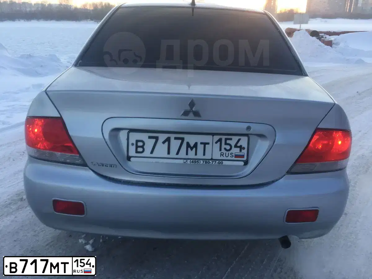 Фото автомобиля MITSUBISHI LANCER, 2005 — госномер А011ВУ122. Цвет: СЕРЕБРИСТЫЙ