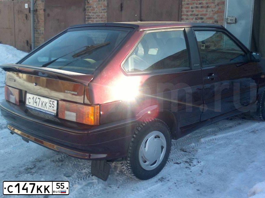 Фото автомобиля LADA 2113 SAMARA, 2012 — госномер В935НВ45. Цвет: ТЕМНО-КРАСНЫЙ