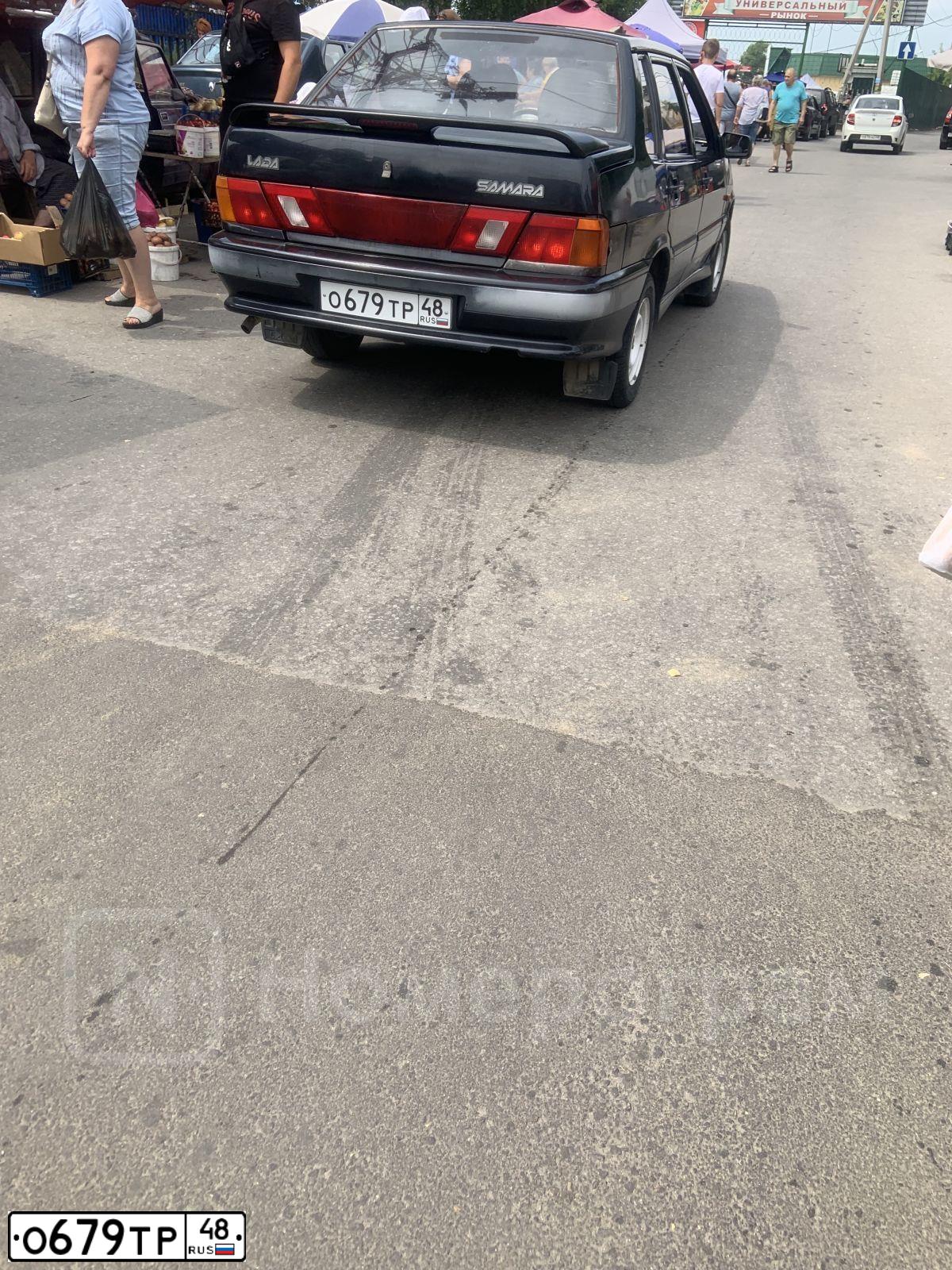 Фото автомобиля LADA 2115 SAMARA, 2005 — госномер О679ТР48. Цвет: ЧЕРНЫЙ МЕТАЛЛИК