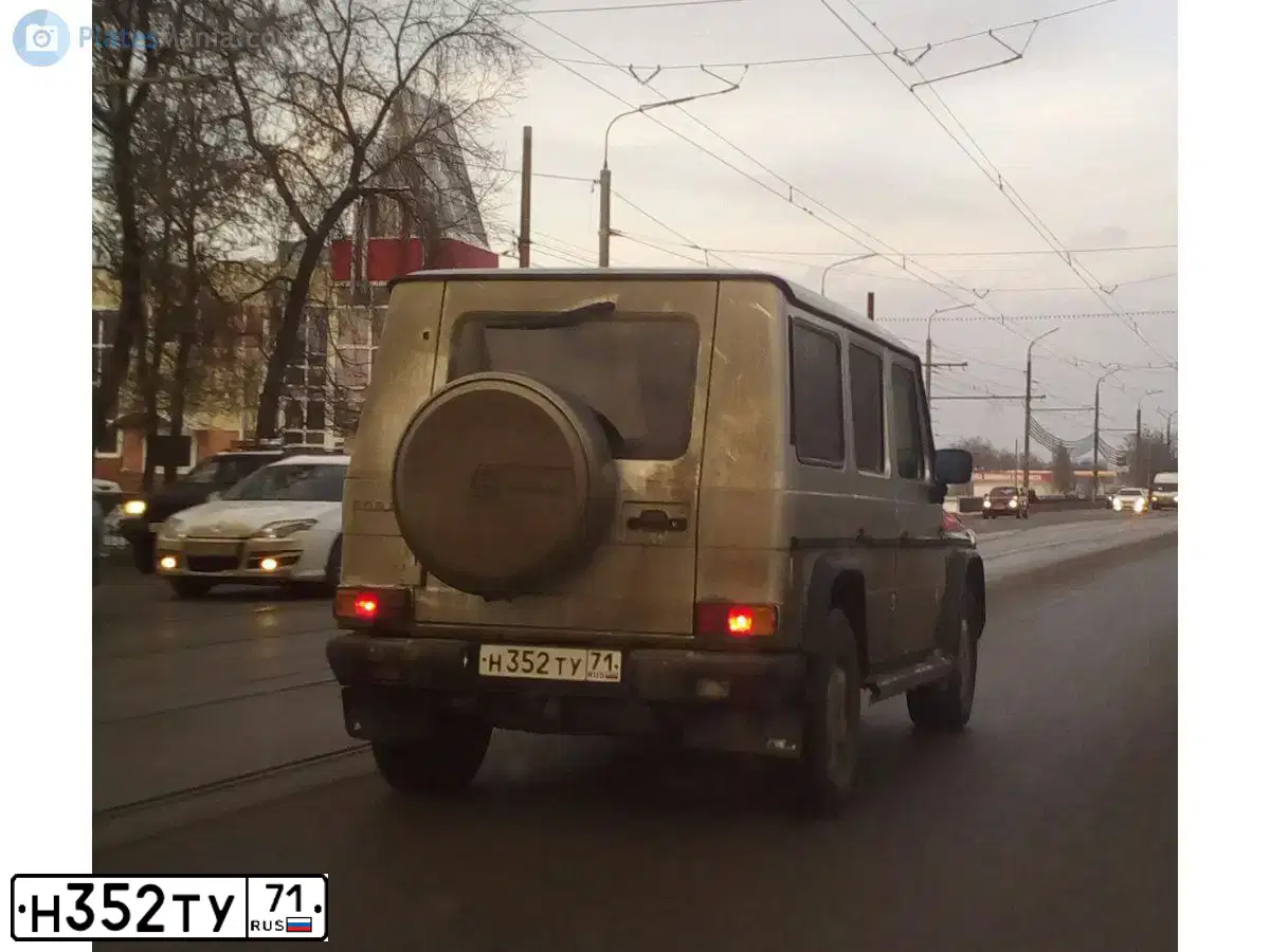 Фото автомобиля MERCEDES G-KLASSE, 1993 — госномер У040ОВ05. Цвет: ЧЕРНЫЙ
