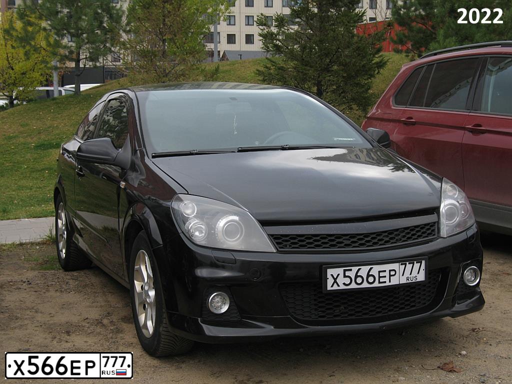Фото автомобиля OPEL ASTRA, 2010 — госномер В346ТК190. Цвет: ЧЕРНЫЙ
