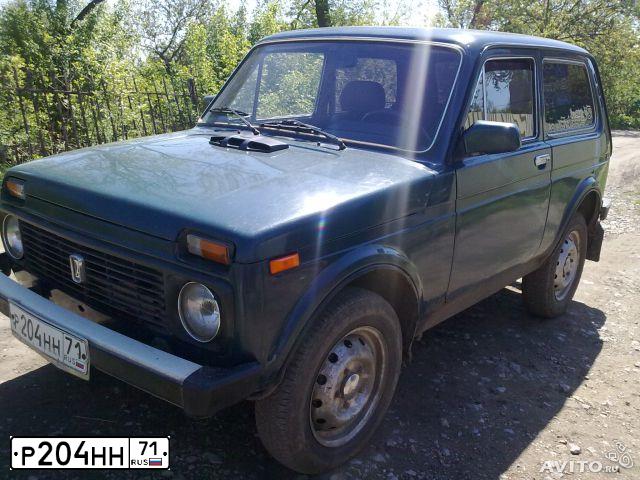 Фото автомобиля LADA 2121 NIVA, 1998 — госномер Р204НН71. Цвет: СИНЕ-ЗЕЛЕНЫЙ