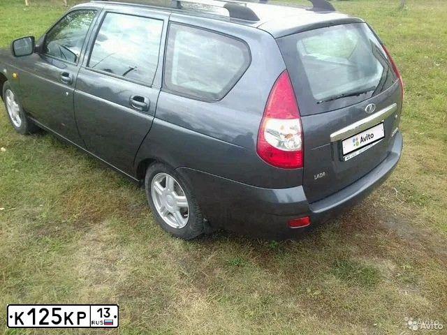 Фото автомобиля LADA PRIORA, 2013 — госномер Н709СК73. Цвет: серебристо-темно-серый