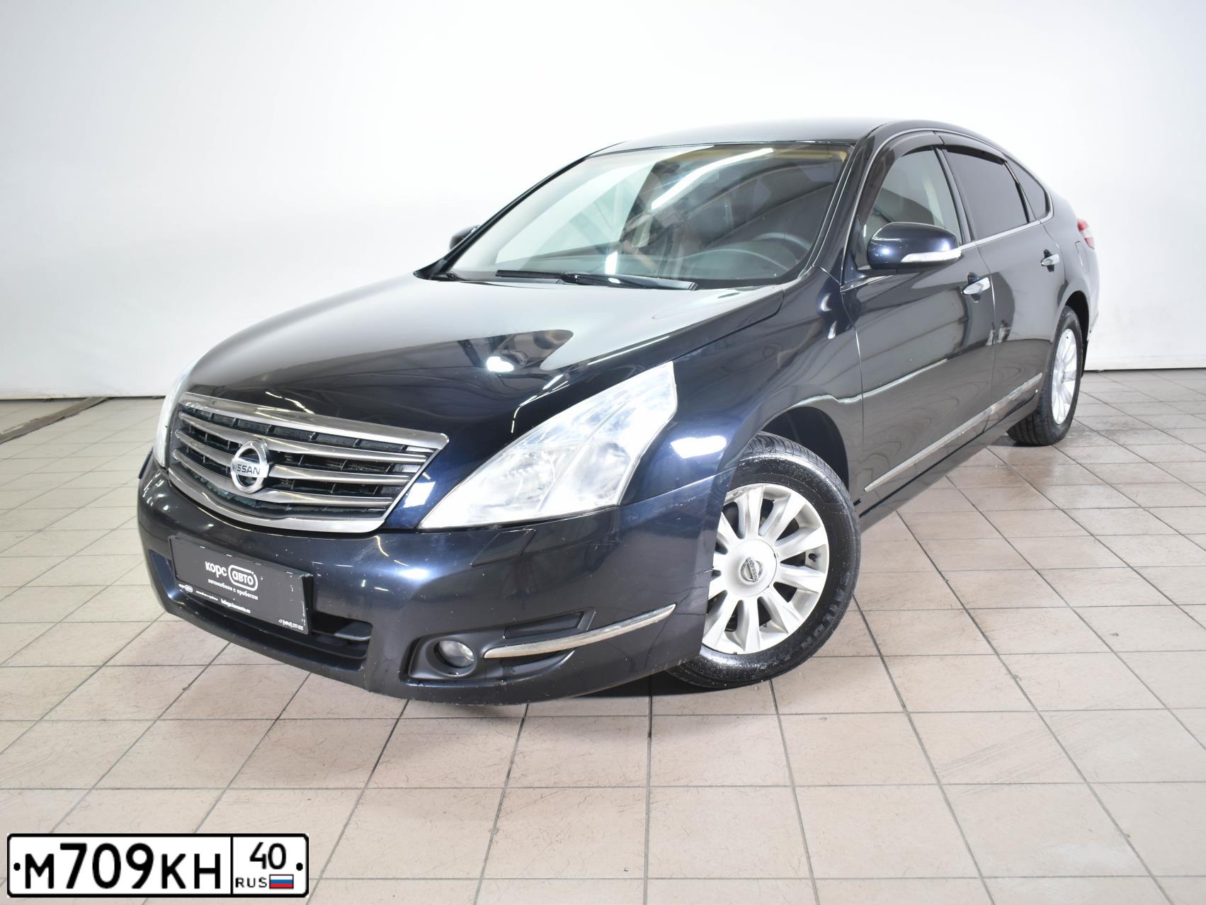 Фото автомобиля NISSAN TEANA, 2010 — госномер С371МХ40. Цвет: ЧЕРНЫЙ