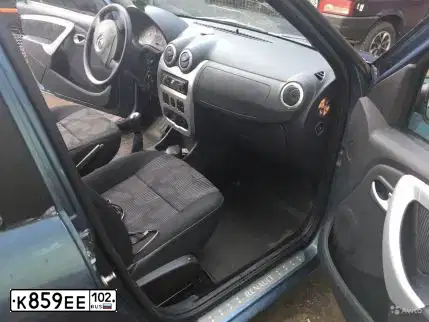 Фото автомобиля RENAULT LOGAN, 2012 — госномер В160ТС161. Цвет: СИНИЙ