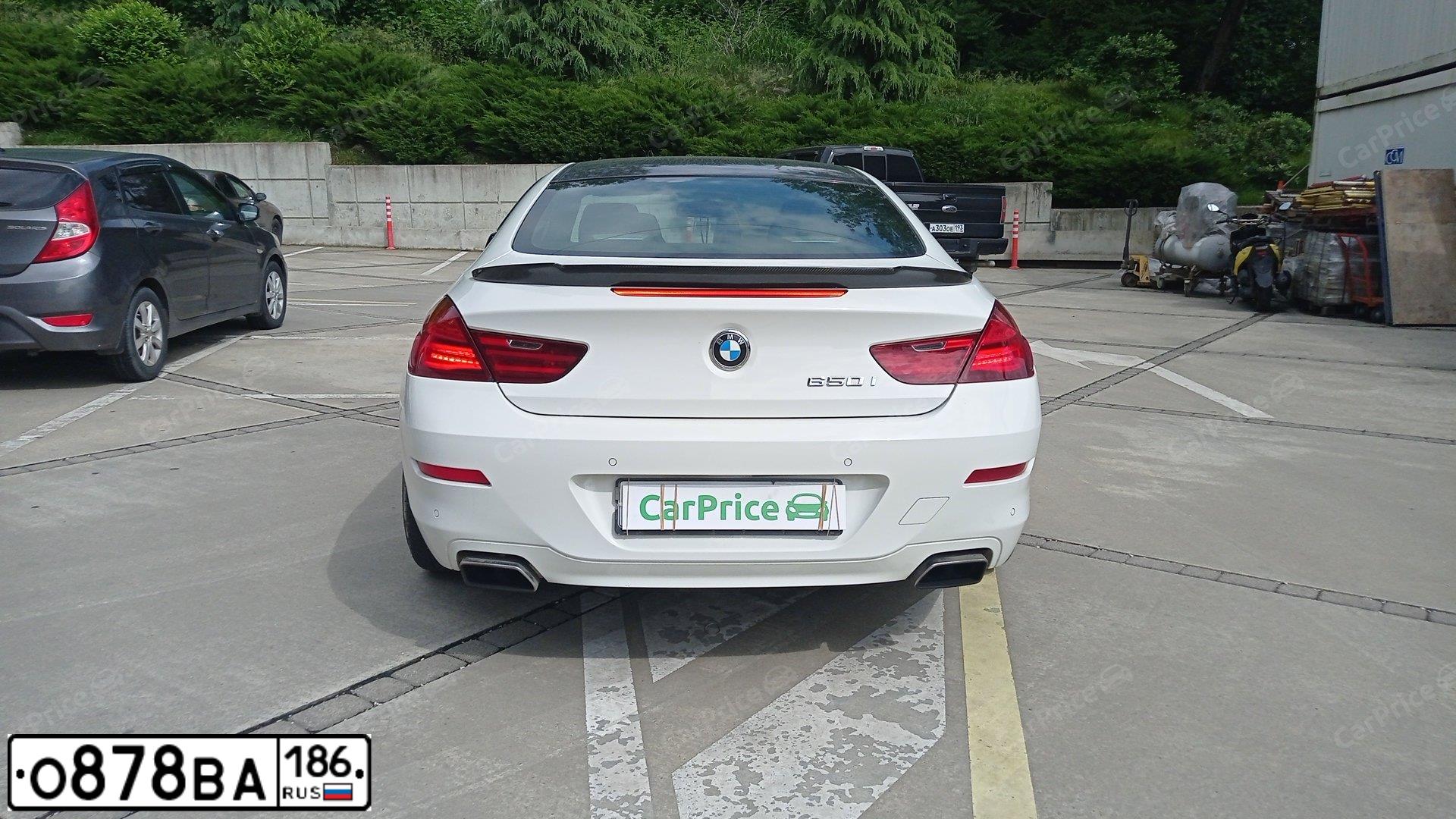 Фото автомобиля BMW SERIE 6, 2011 — госномер Р290РМ193. Цвет: Белый
