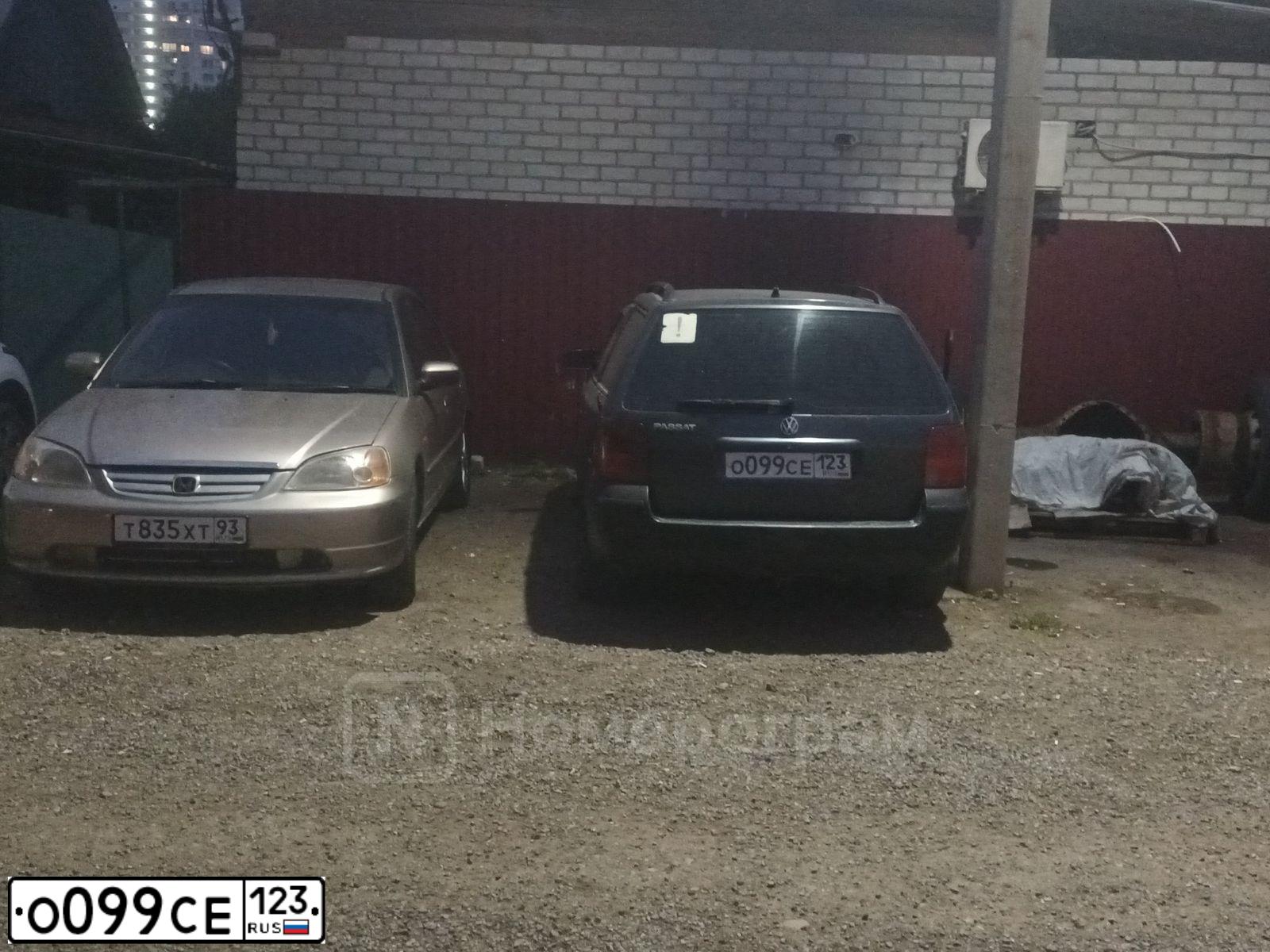 Фото автомобиля VOLKSWAGEN PASSAT, 2000 — госномер О099СЕ123. Цвет: ТЕМНО СЕРЫЙ