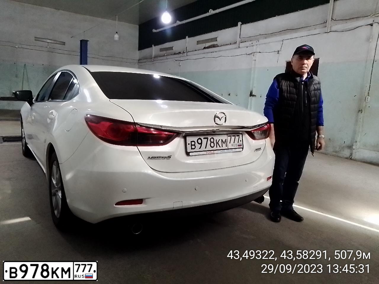 Фото автомобиля MAZDA 6, 2014 — госномер Е732МУ07
