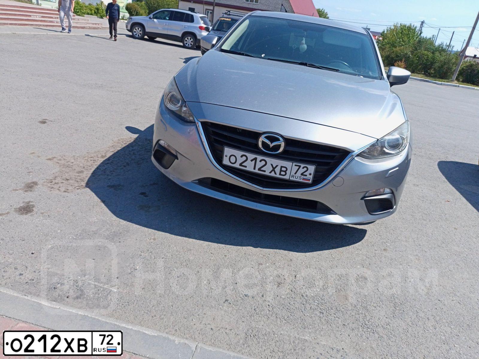 Фото автомобиля MAZDA 3, 2014 — госномер Р511ОВ45. Цвет: Серебристый