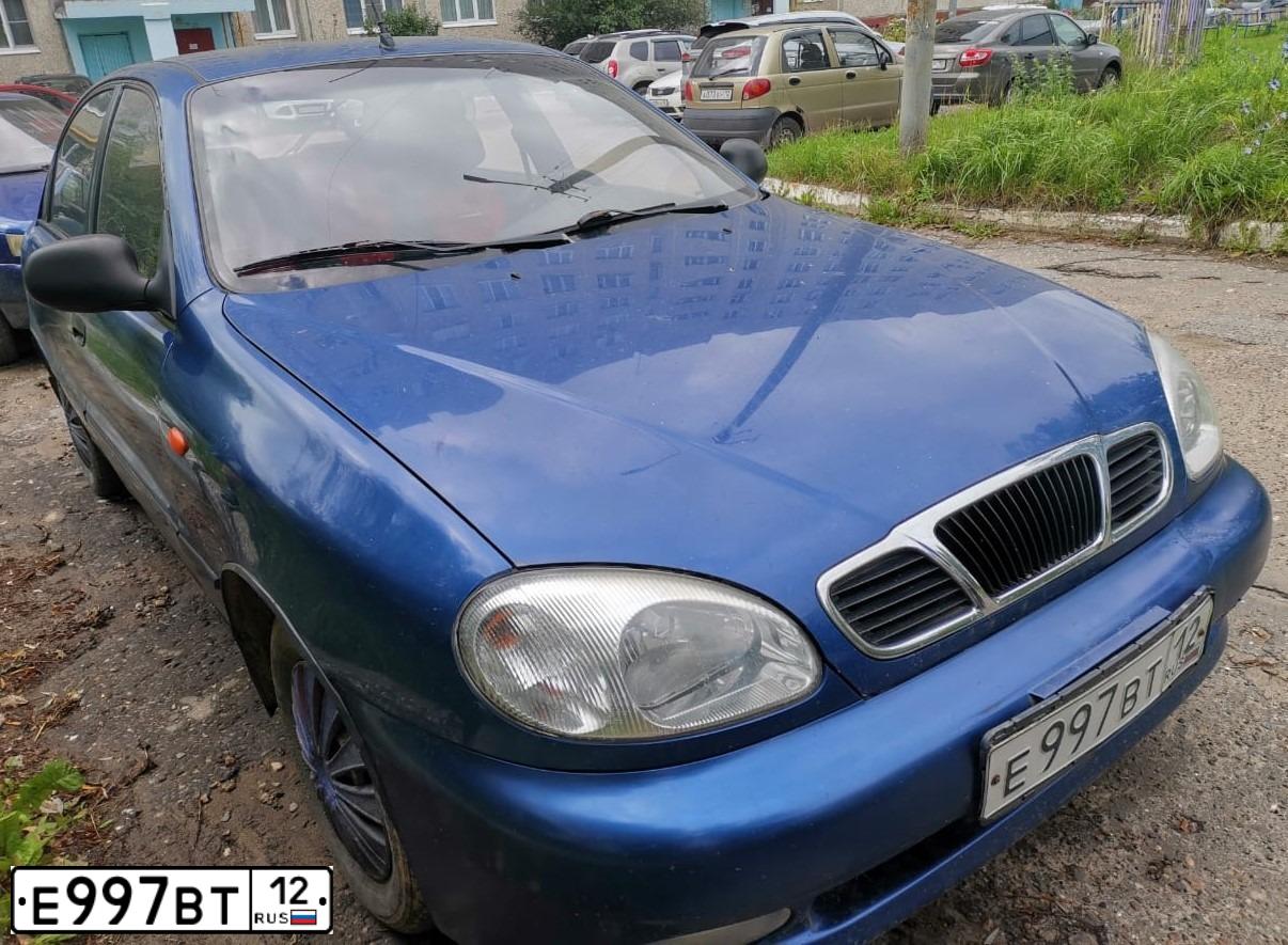 Фото автомобиля ZAZ CHANCE, 2009 — госномер С827АВ181. Цвет: синий