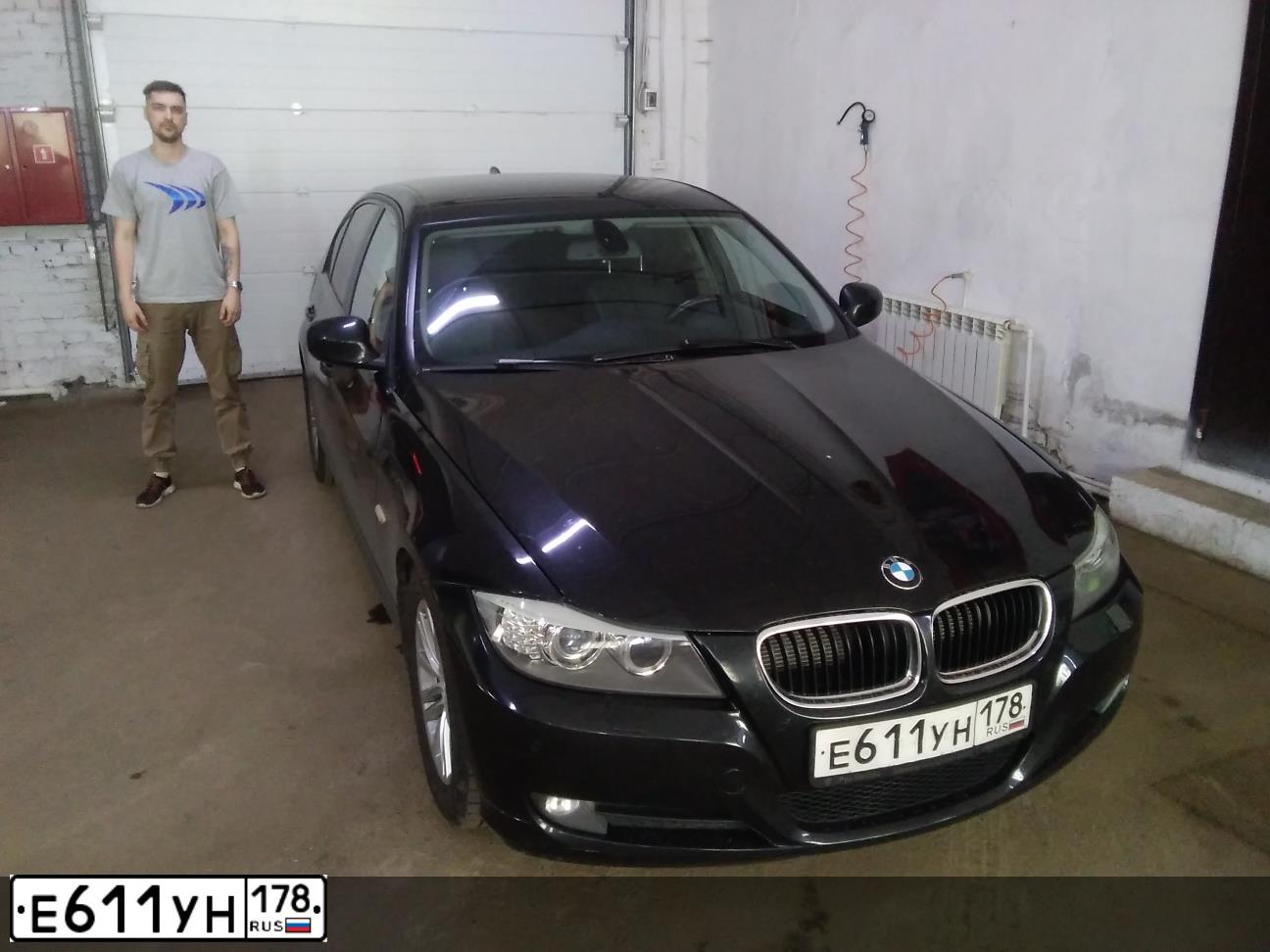 Фото автомобиля BMW SERIE 3, 2011 — госномер С780ТК193. Цвет: ЧЕРНЫЙ