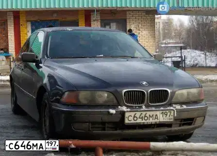 Фото автомобиля BMW SERIE 5, 1999 — госномер У730НР67. Цвет: СИНИЙ