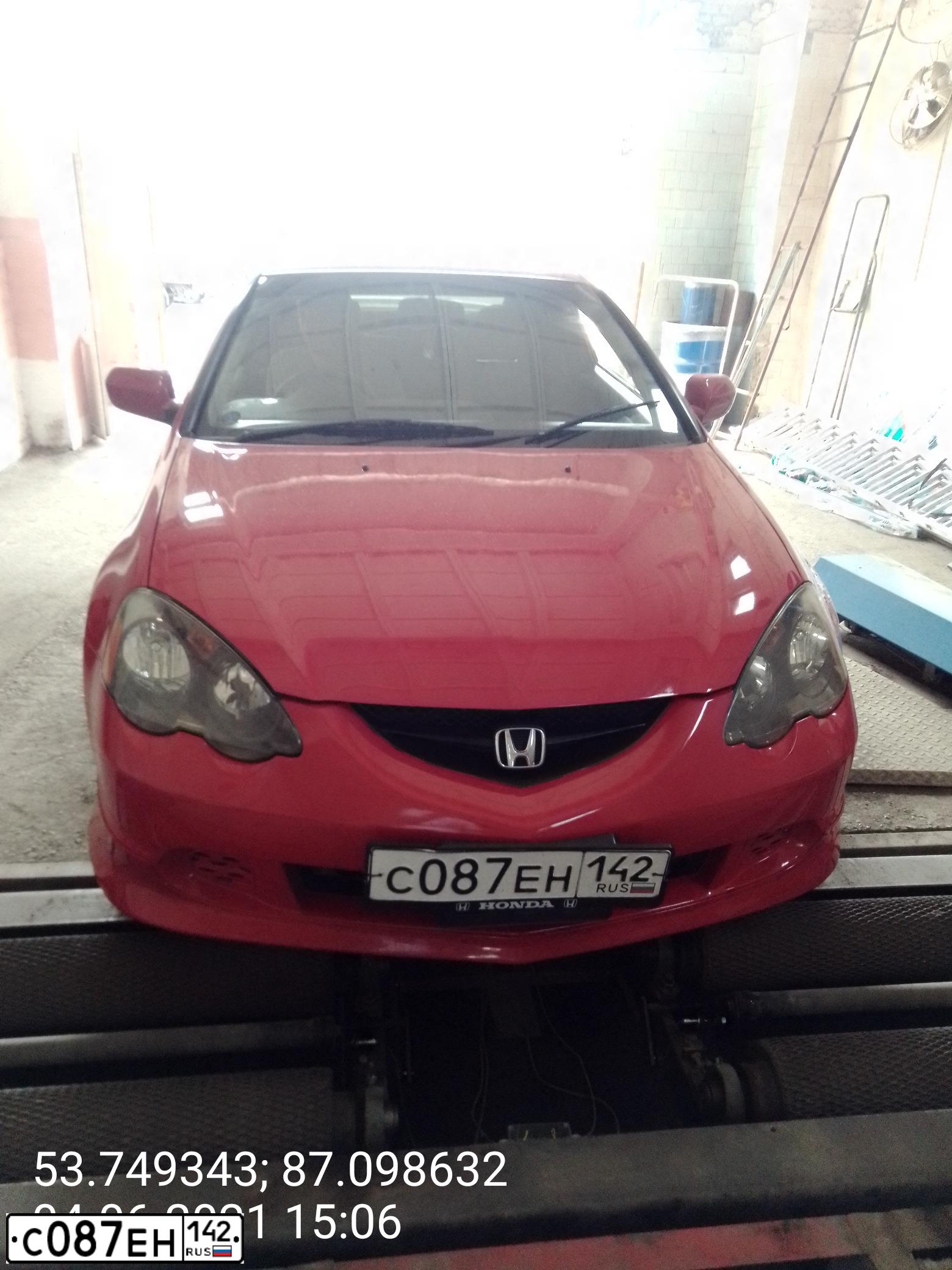 Фото автомобиля HONDA INTEGRA, 2002 — госномер С087ЕН142