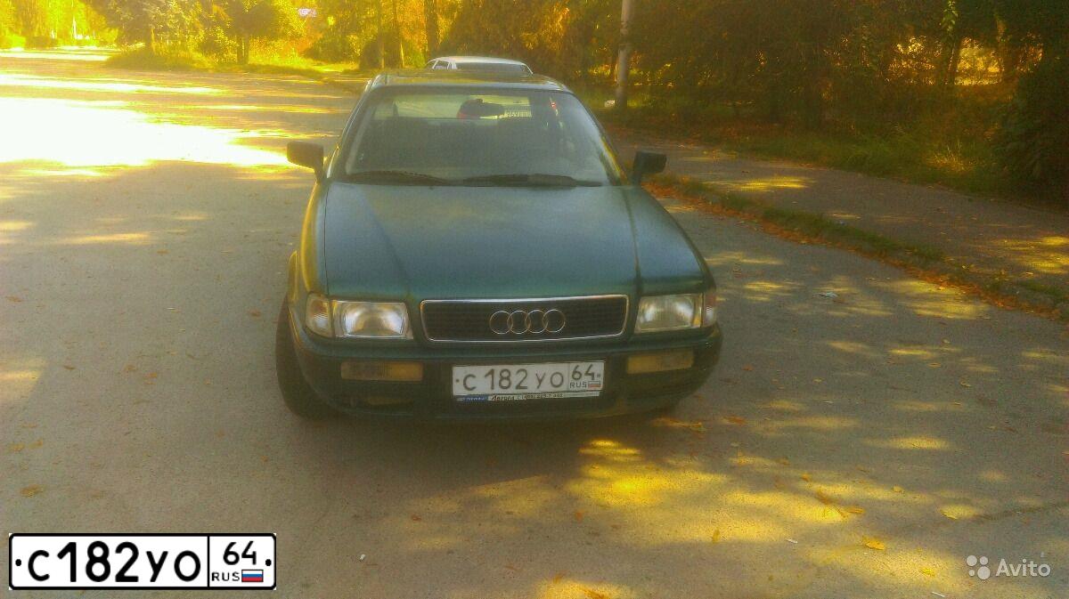 Фото автомобиля AUDI 80, 1993 — госномер С182УО64. Цвет: ЗЕЛЕНЫЙ