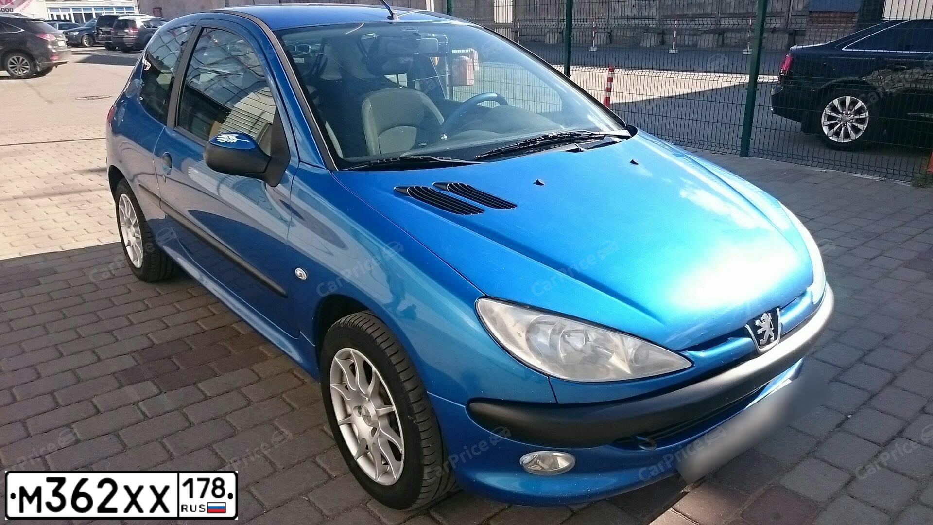 Фото автомобиля PEUGEOT 206, 2008 — госномер Е662НУ147