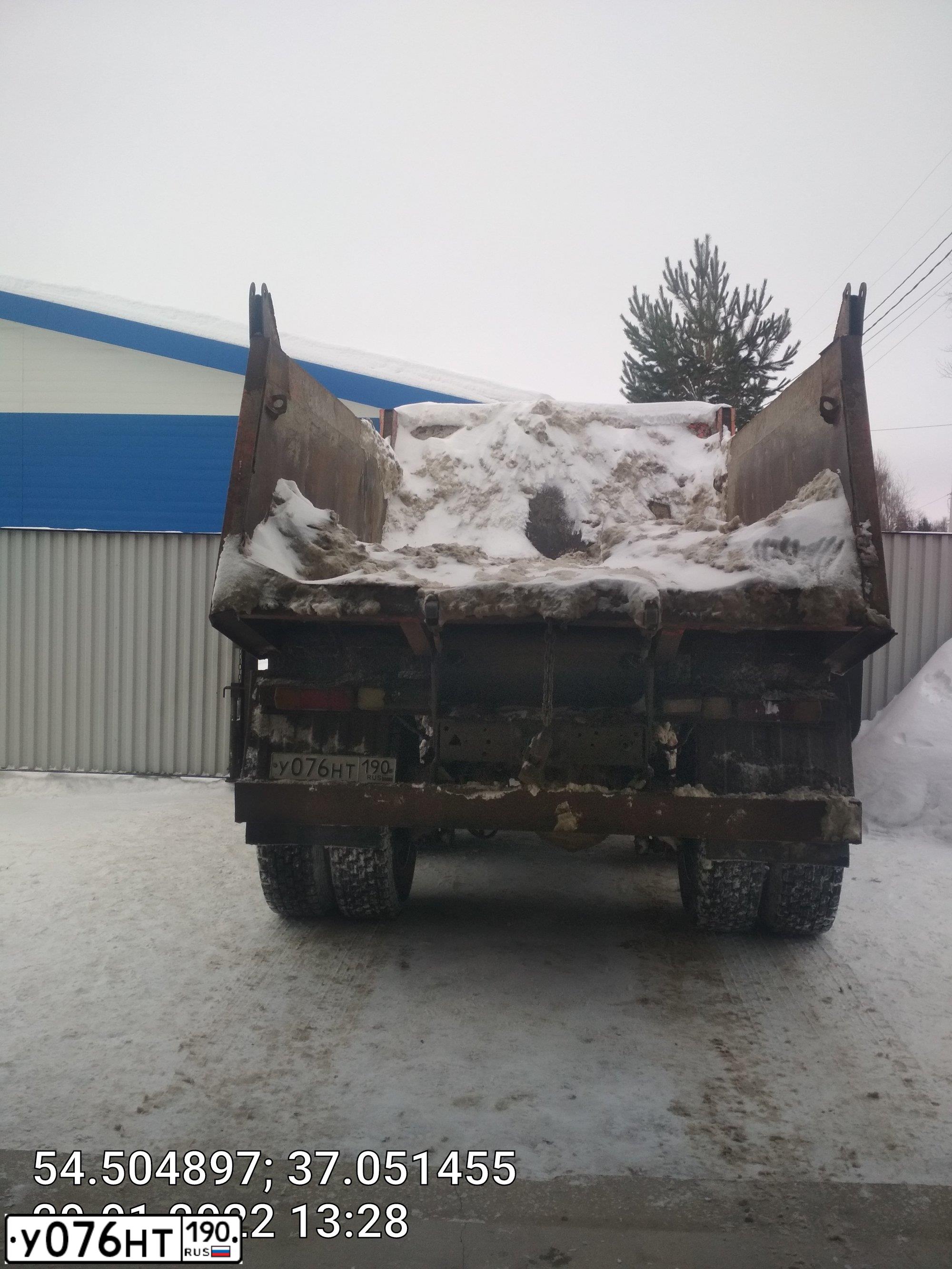Фото автомобиля KAMAZ 65115 /6X4/, 2001 — госномер Н800МВ71. Цвет: Оранжевый