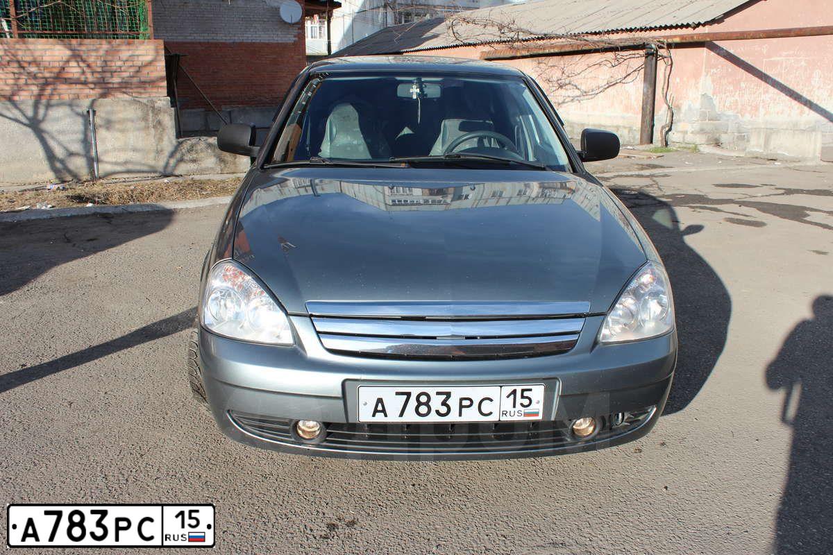 Фото автомобиля LADA 2172 PRIORA, 2009 — госномер А783РС15. Цвет: средний серо-зеленый металлик