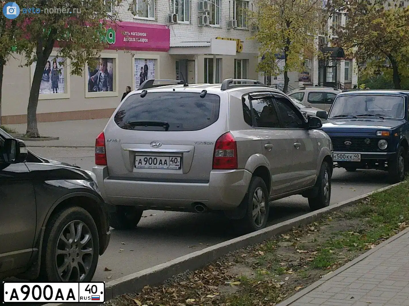 Фото автомобиля HYUNDAI TUCSON, 2008 — госномер А900АА40. Цвет: СЕРЕБРИСТЫЙ
