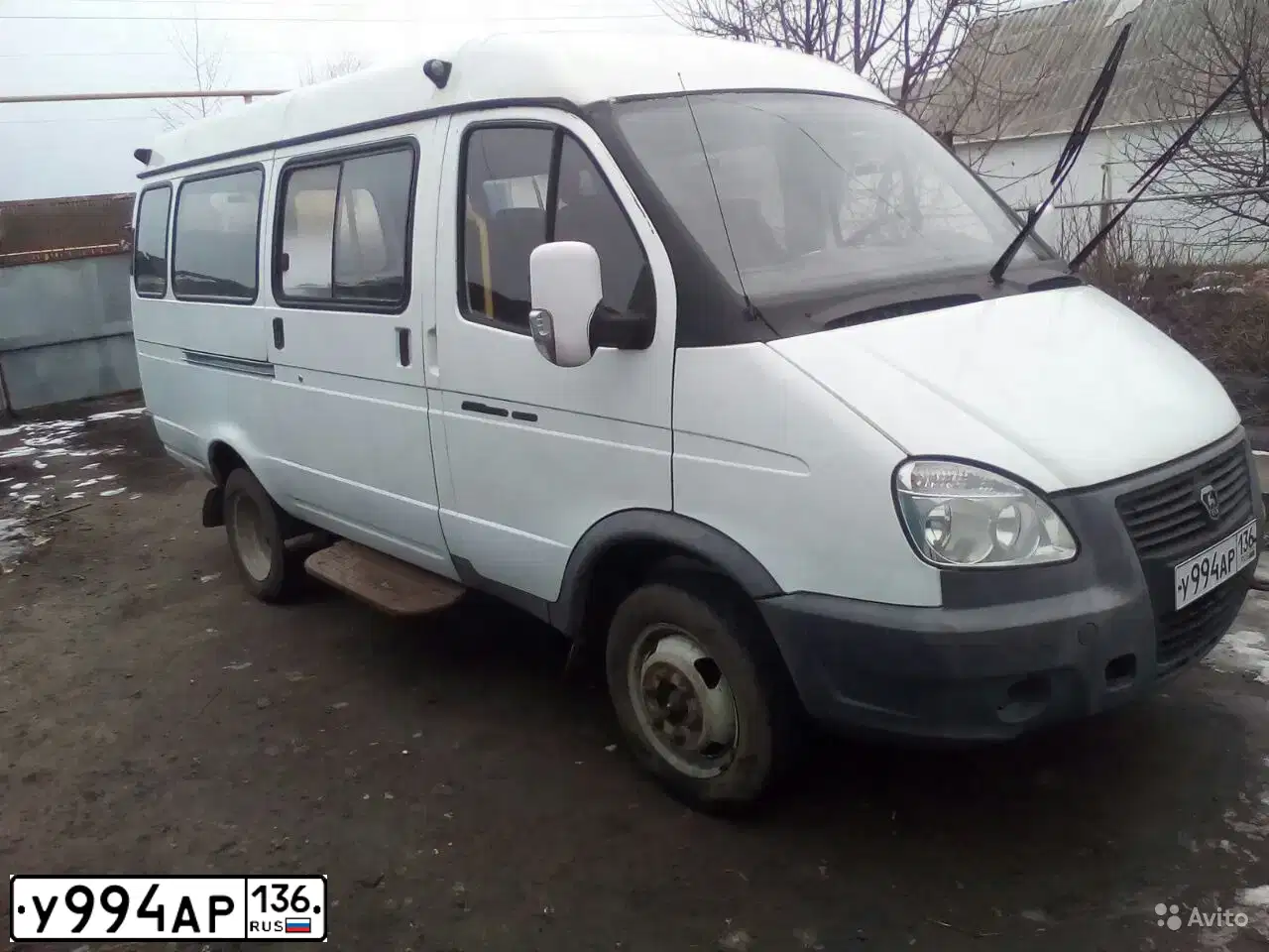 Фото автомобиля GAZ 3221 GAZEL, 2010 — госномер У994АР136. Цвет: Белый