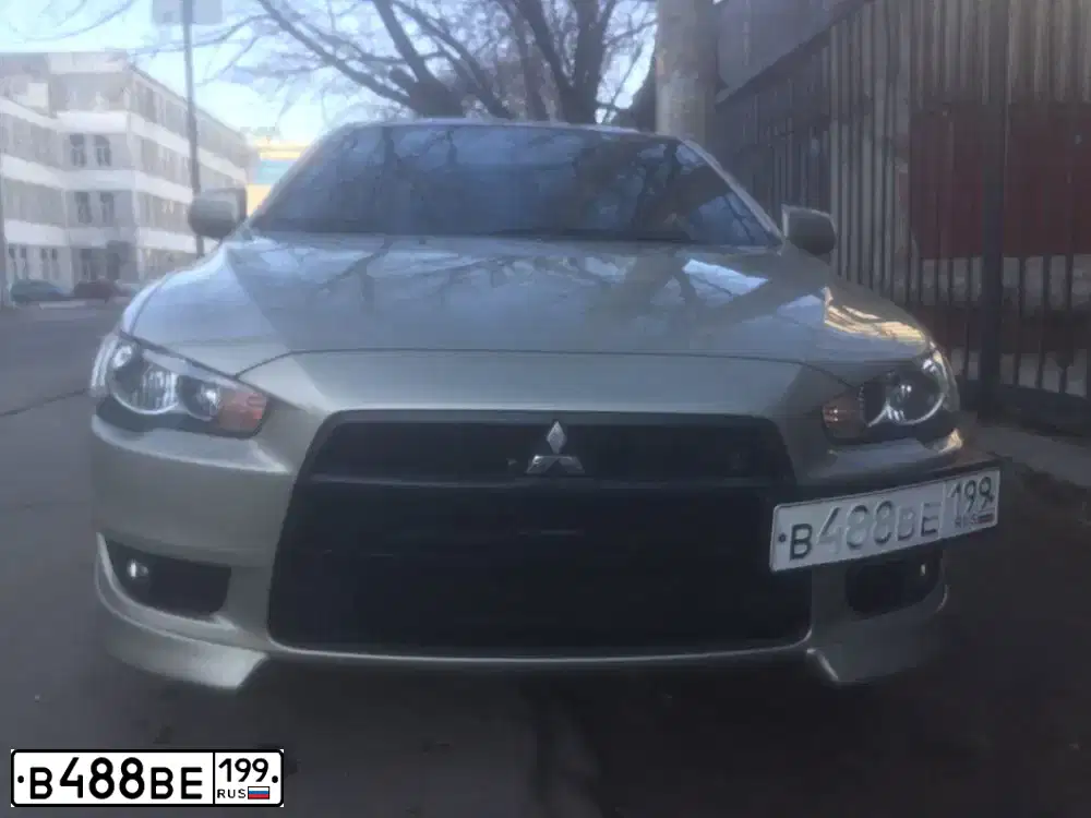 Фото автомобиля MITSUBISHI LANCER, 2008 — госномер Н691АВ193. Цвет: БЕЖЕВЫЙ