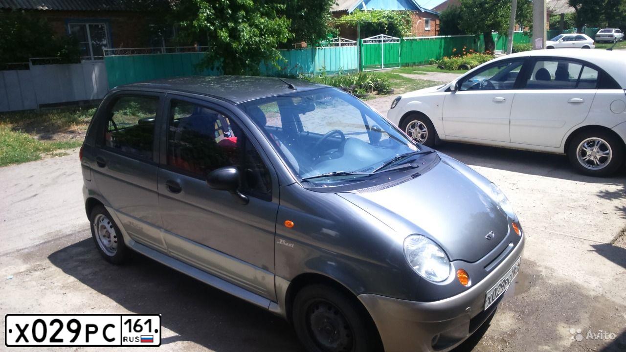 Фото автомобиля DAEWOO MATIZ, 2012 — госномер Х029РС161. Цвет: СВЕТЛО-СЕРЫЙ
