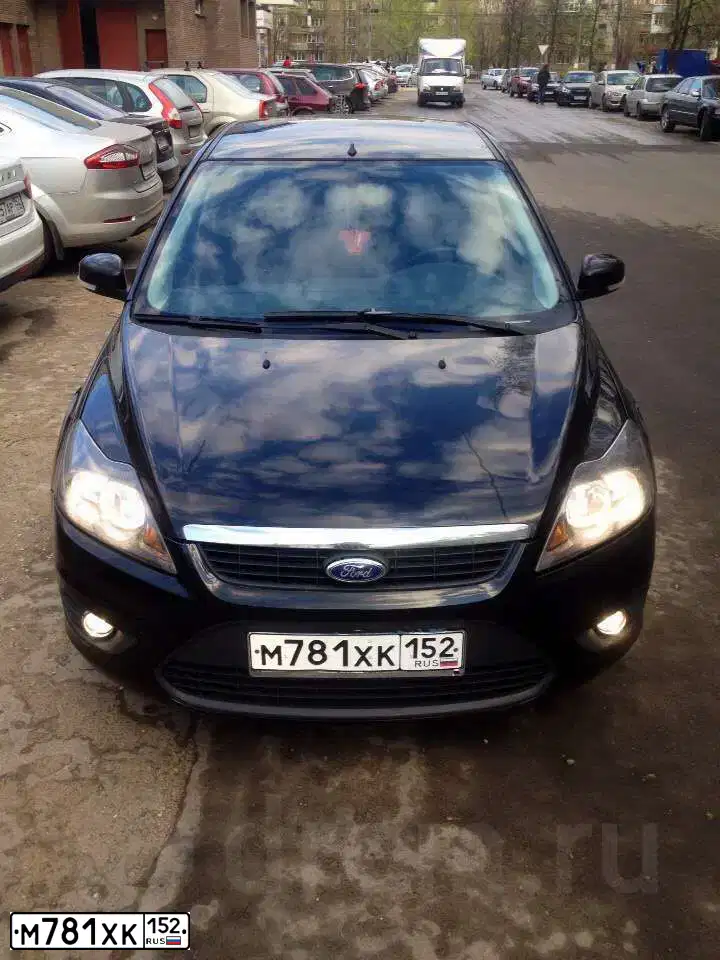 Фото автомобиля FORD FOCUS, 2009 — госномер А269МА136. Цвет: ЧЕРНЫЙ