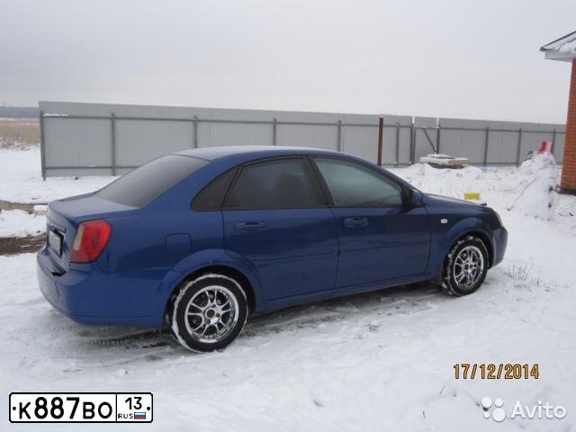 Фото автомобиля CHEVROLET LACETTI, 2006 — госномер К887ВО13. Цвет: СИНИЙ