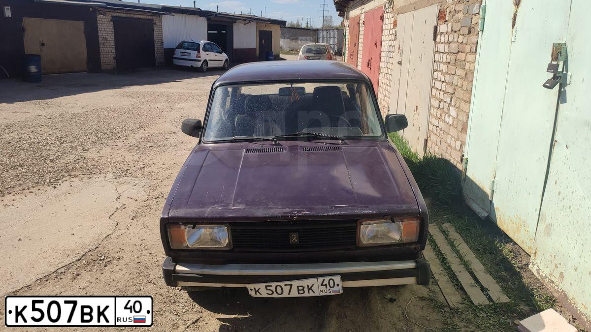 Фото автомобиля LADA 2105, 1997 — госномер К507ВК40. Цвет: БАКЛАЖАННЫЙ