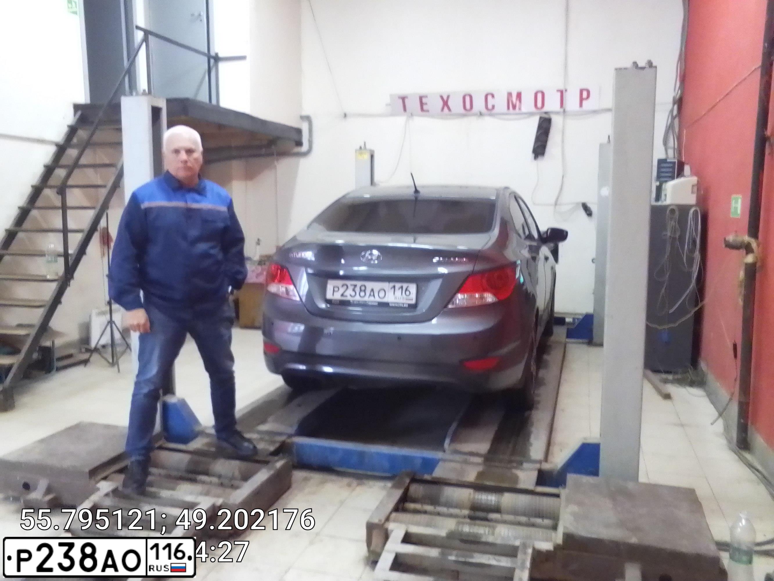 Фото автомобиля HYUNDAI SOLARIS, 2012 — госномер М491ТС716. Цвет: ЧЕРНО-СЕРЫЙ