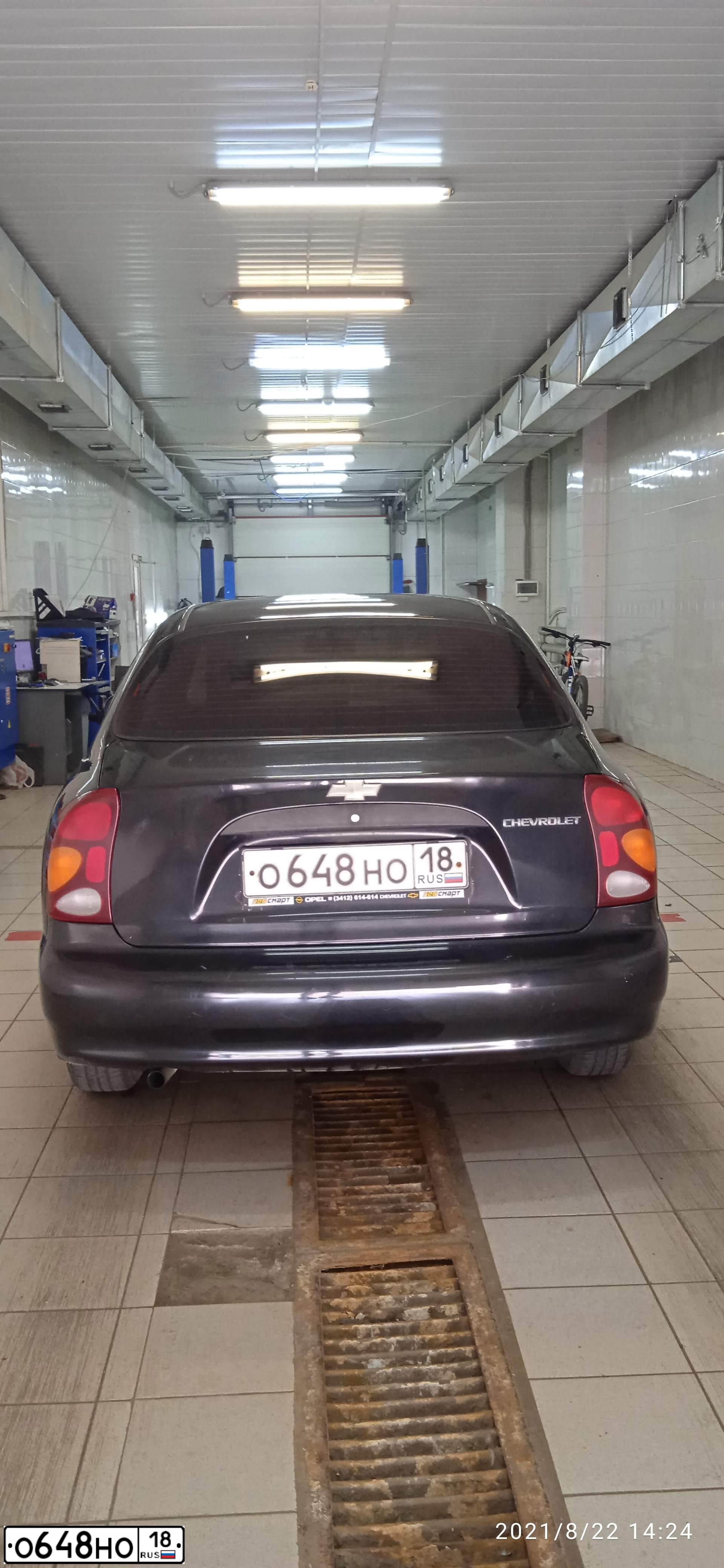 Фото автомобиля CHEVROLET LANOS, 2008 — госномер С231КУ18