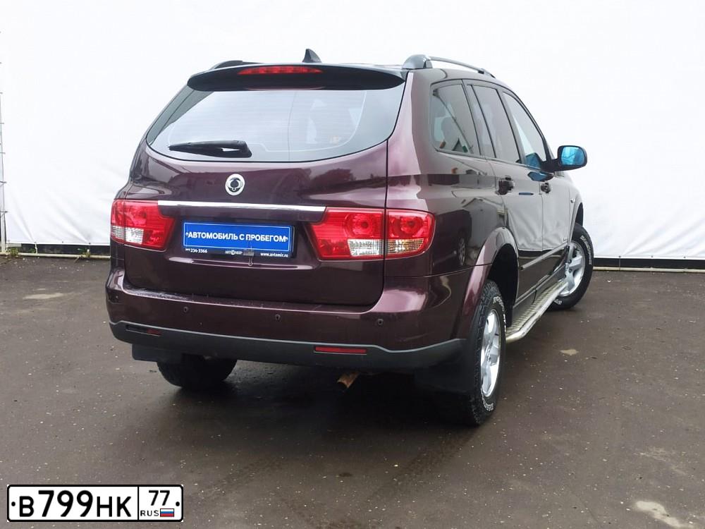 Фото автомобиля SSANGYONG KYRON, 2008 — госномер А103КУ797. Цвет: ВИШНЕВЫЙ ТЕМНЫЙ