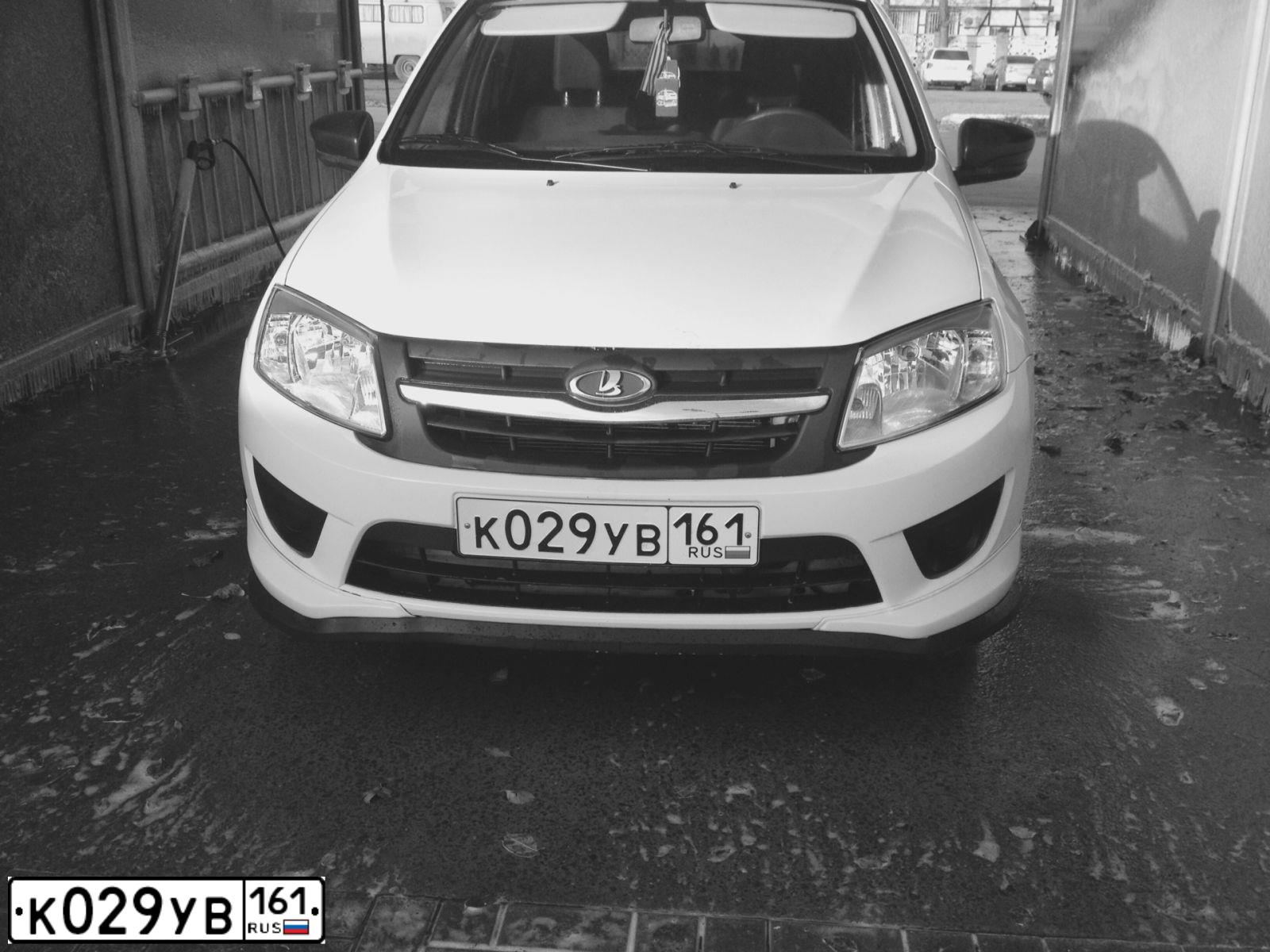 Фото автомобиля LADA 2191 GRANTA, 2015 — госномер У927СН69. Цвет: БЕЛЫЙ
