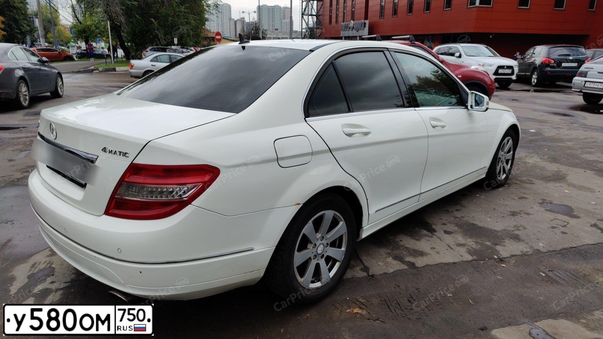 Фото автомобиля MERCEDES C-KLASSE, 2010 — госномер С979КН797. Цвет: Белый