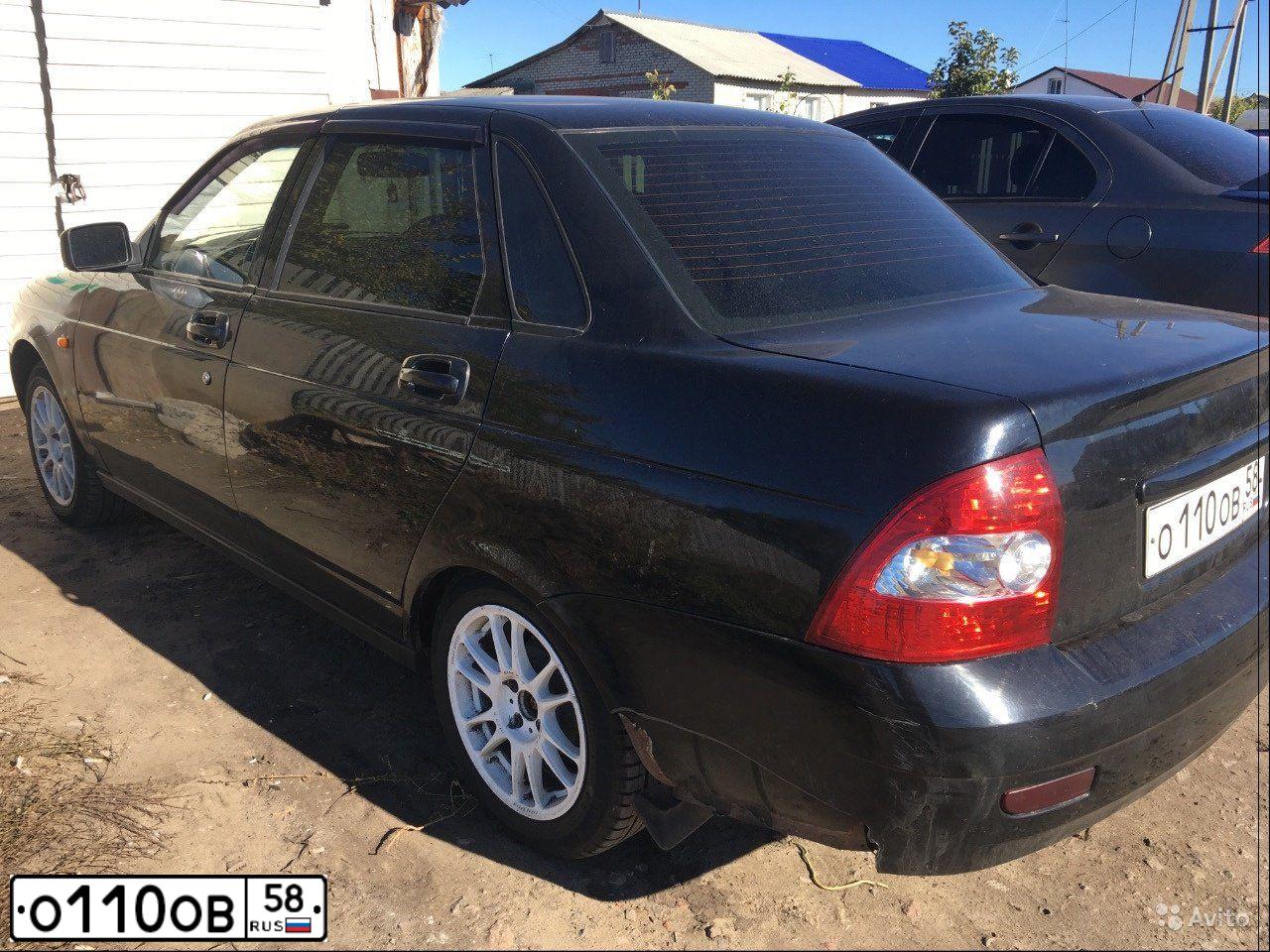 Фото автомобиля LADA 2170 PRIORA, 2009 — госномер Р625СА16. Цвет: Сине-Черный