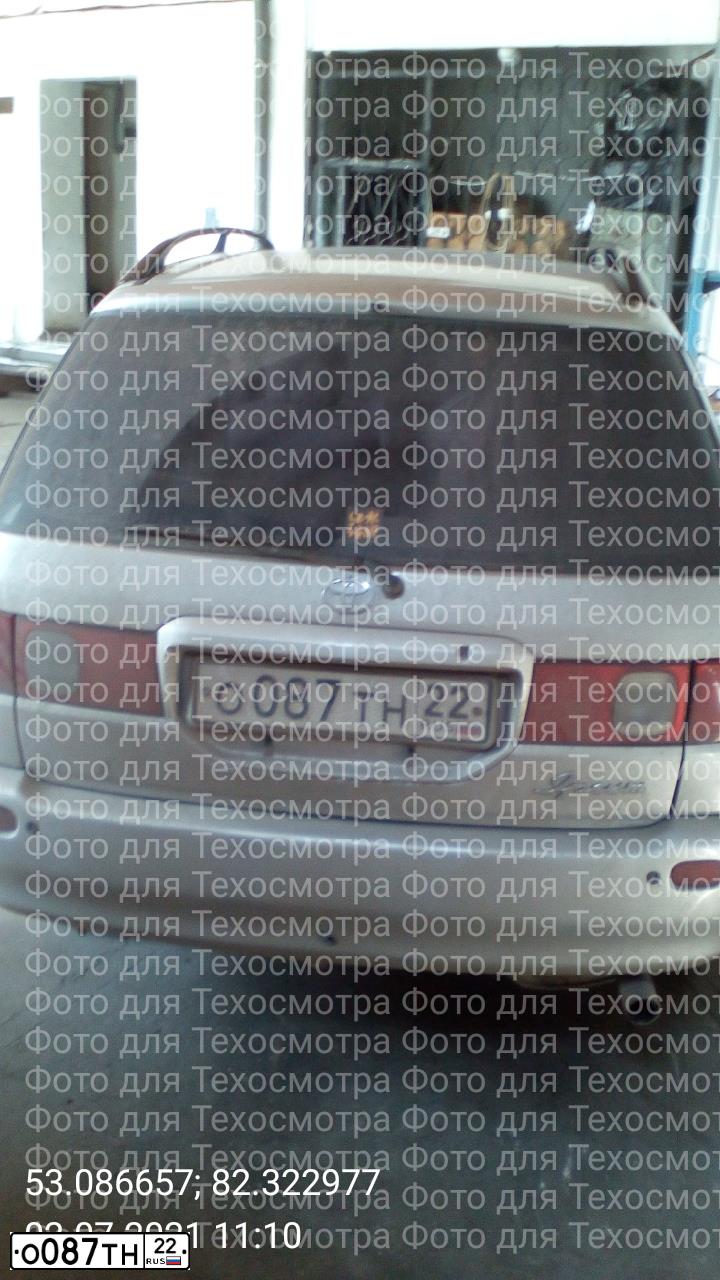 Фото автомобиля TOYOTA IPSUM, 1996 — госномер О087ТН22