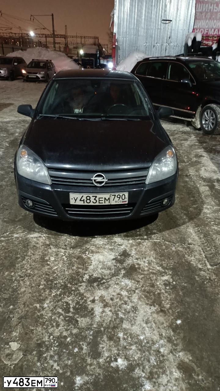 Фото автомобиля OPEL ASTRA, 2006 — госномер Т769КЕ05. Цвет: ЧЕРНЫЙ