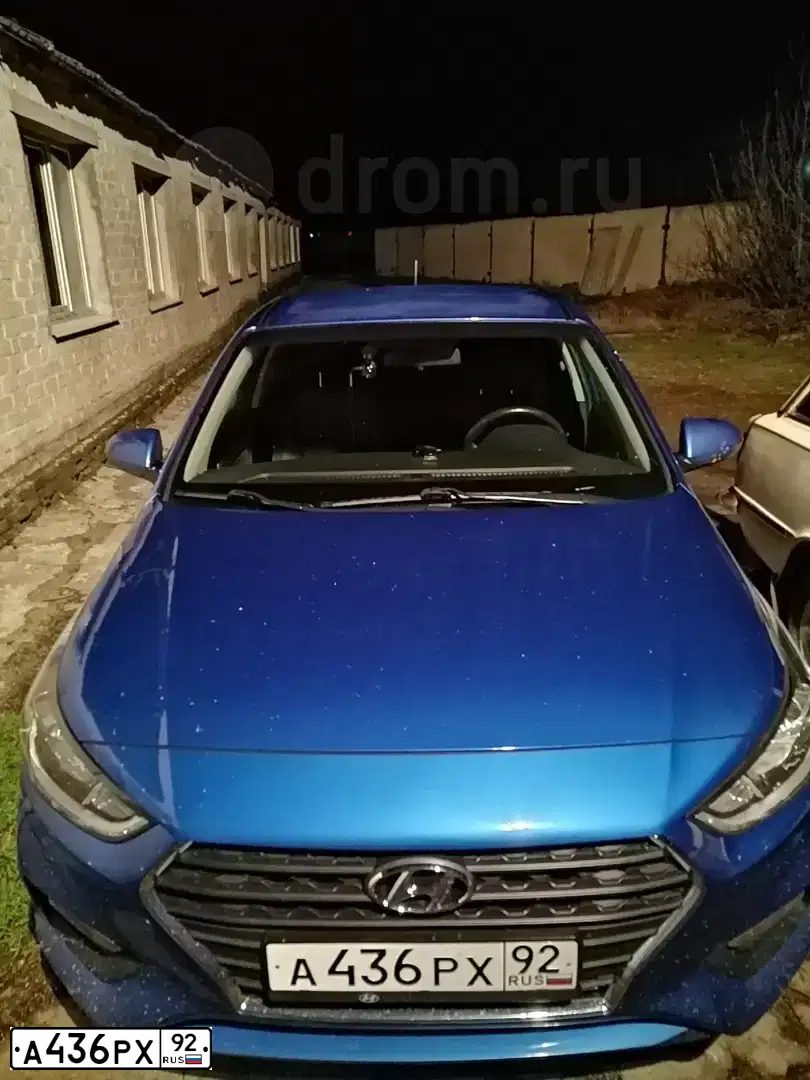 Фото автомобиля HYUNDAI SOLARIS, 2017 — госномер К770ВА180