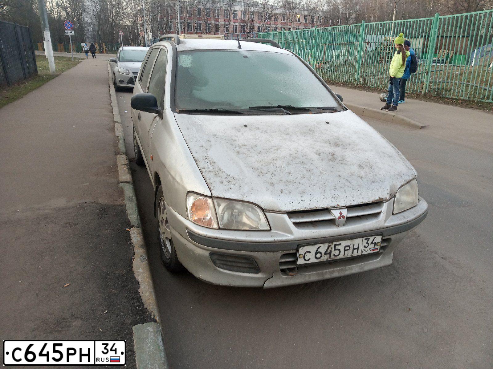 Фото автомобиля MITSUBISHI SPACE STAR, 1999 — госномер К926ХТ134