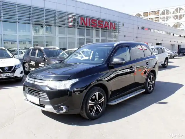 Фото автомобиля MITSUBISHI OUTLANDER, 2014 — госномер Т064ОР799. Цвет: ЧЕРНЫЙ
