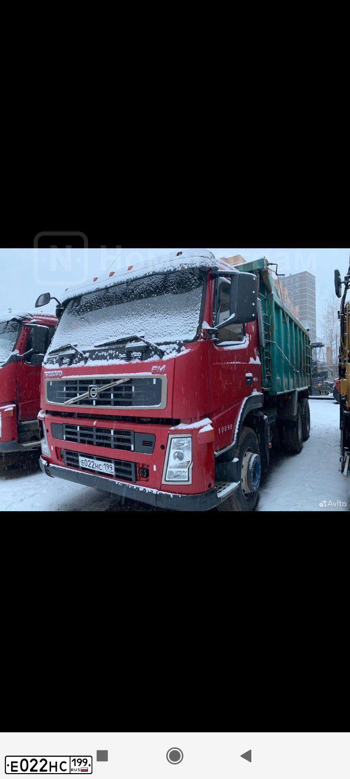 Фото автомобиля VOLVO SERIE FM /6X4/, 2008 — госномер С082ТР799. Цвет: Красный