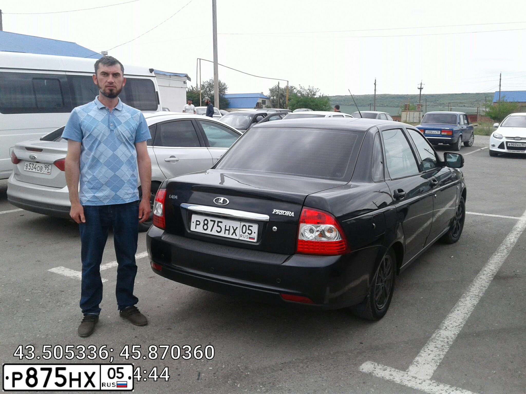 Фото автомобиля LADA 2170 PRIORA, 2013 — госномер К193МН95