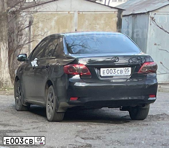 Фото автомобиля TOYOTA COROLLA, 2012 — госномер Е890НС08