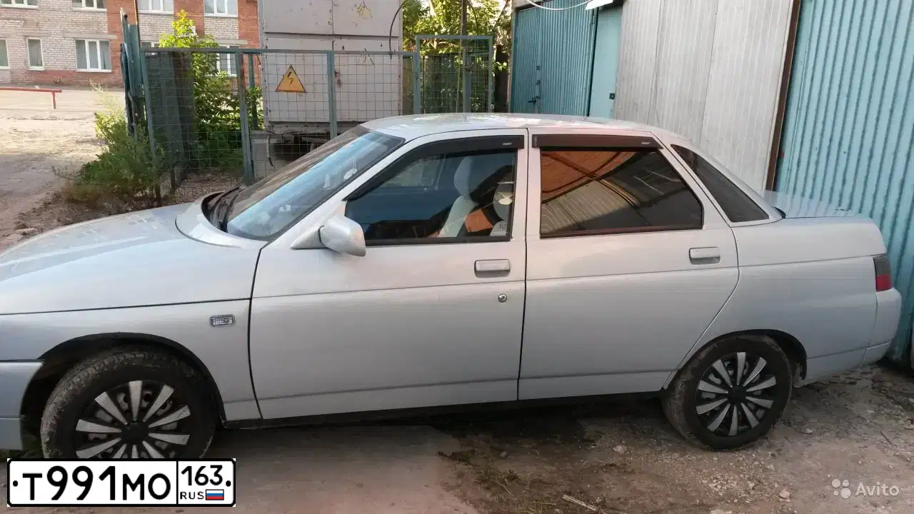 Фото автомобиля LADA 2110, 2005 — госномер Т991МО163. Цвет: СЕРЕБРИСТО-ЖЕЛТЫЙ