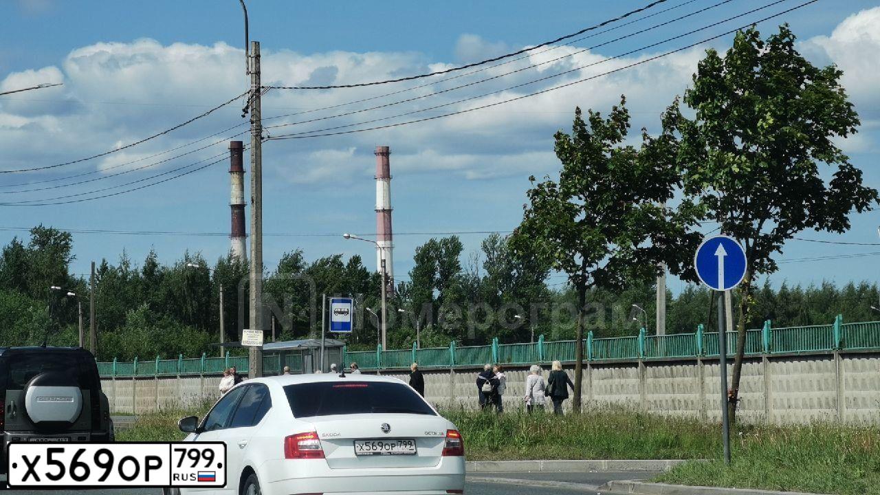 Фото автомобиля SKODA OCTAVIA, 2019 — госномер Р102НК32