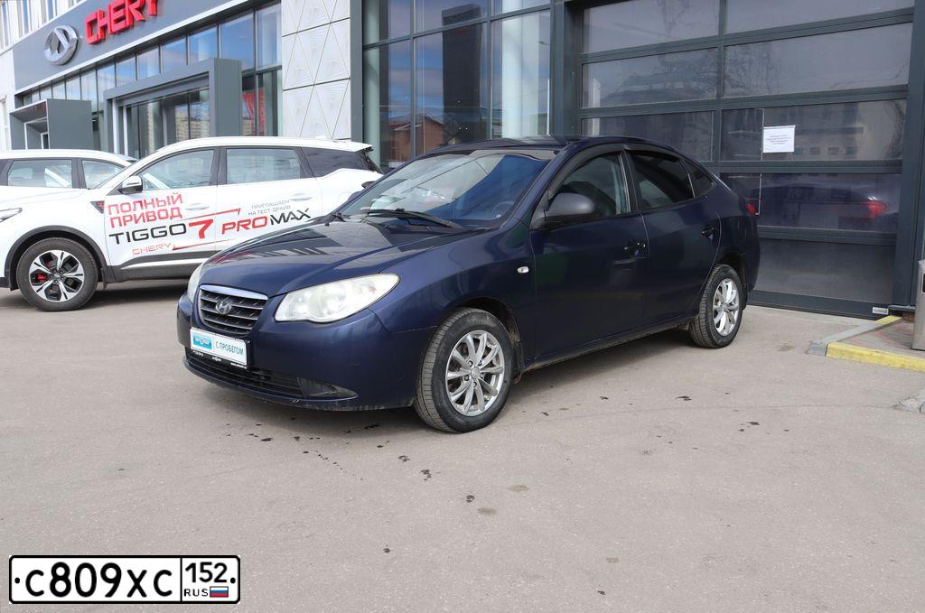 Фото автомобиля HYUNDAI I ELANTRA, 2009 — госномер С517УК33. Цвет: синий