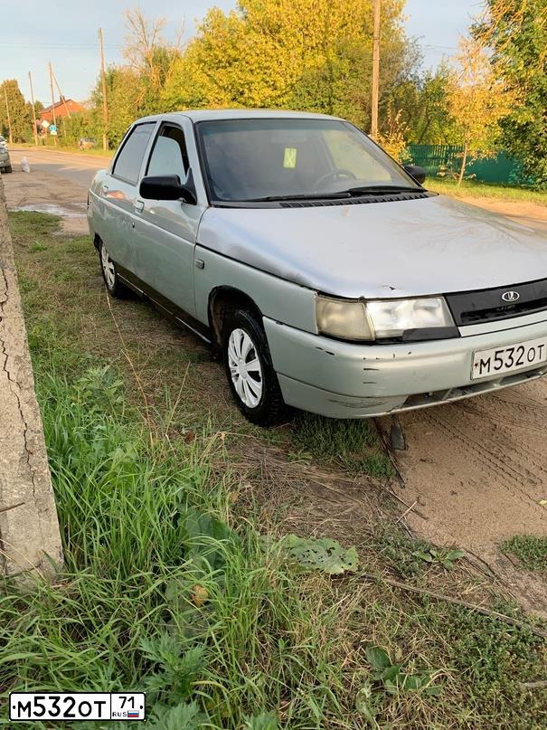 Фото автомобиля LADA 2110 LADA, 2002 — госномер М532ОТ71. Цвет: СЕРЕБРИСТ ЖЕЛТО-ЗЕЛЕНЫЙ