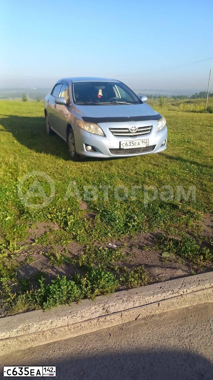 Фото автомобиля TOYOTA COROLLA, 2007 — госномер С635ЕА142. Цвет: СВЕТЛО ГОЛУБОЙ
