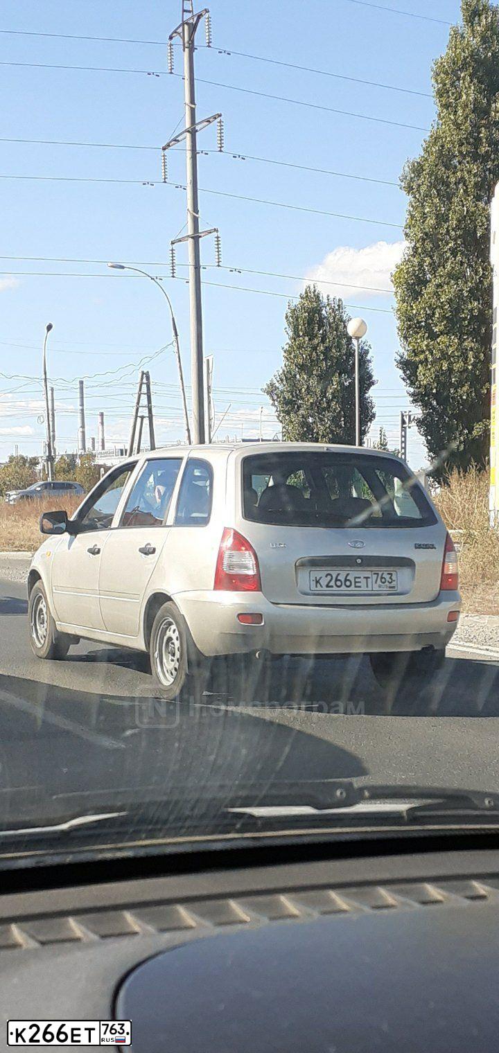 Фото автомобиля LADA 1117 KALINA, 2011 — госномер К266ЕТ763. Цвет: БЕЖЕВЫЙ