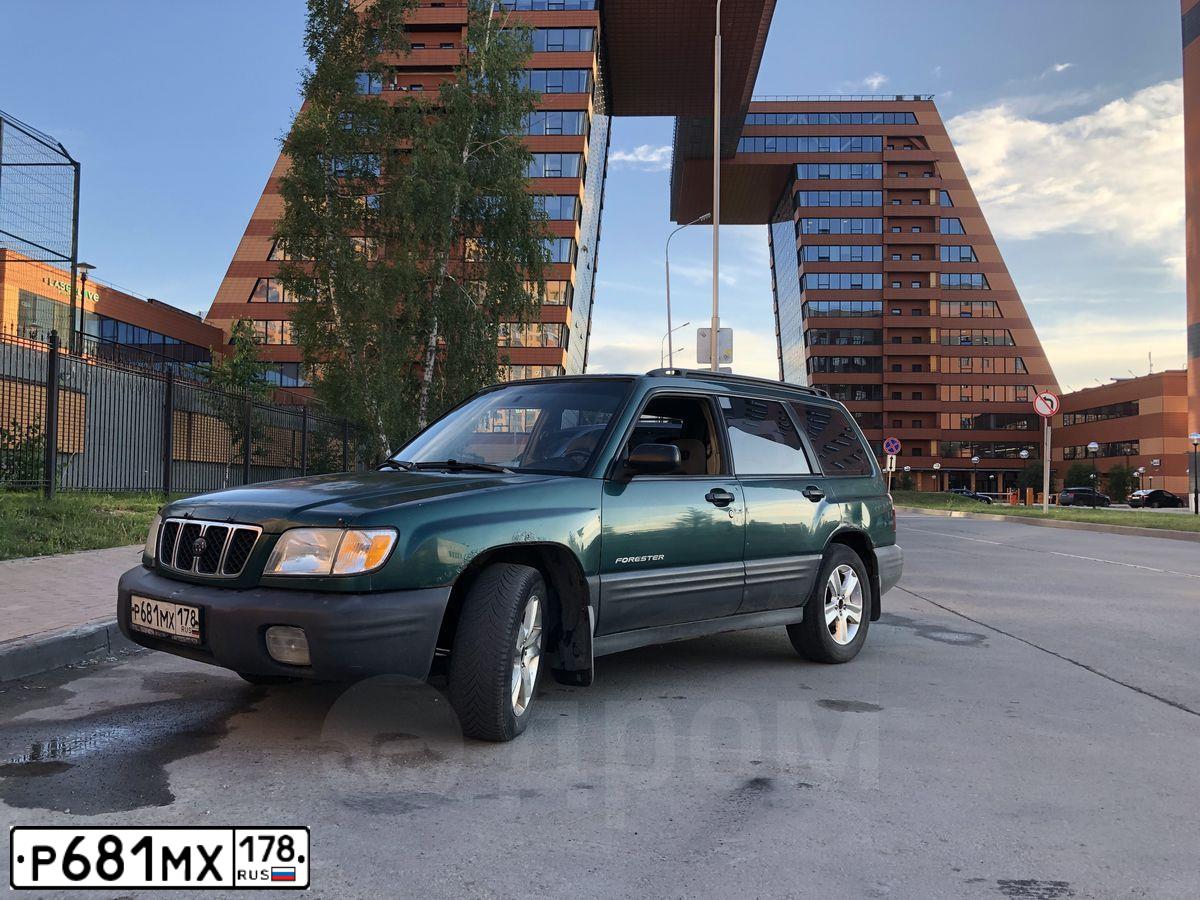 Фото автомобиля SUBARU FORESTER, 2000 — госномер О894ТС154. Цвет: ЗЕЛЕНЫЙ