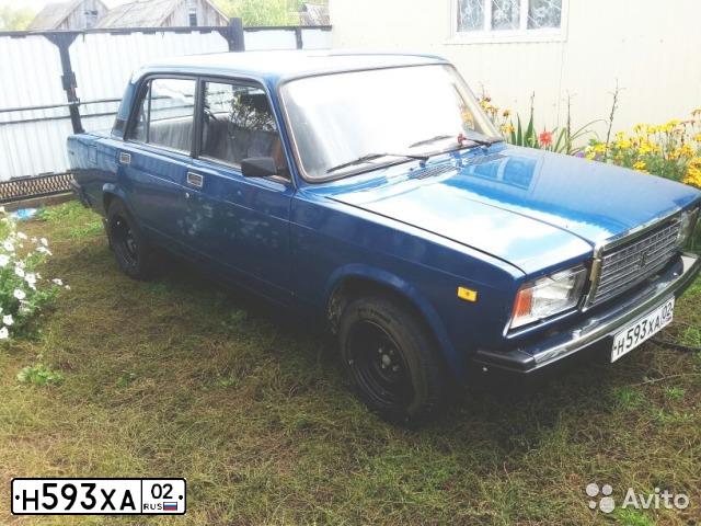 Фото автомобиля LADA 2107, 2000 — госномер Н593ХА02. Цвет: Сине-зеленый